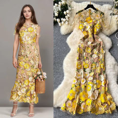 Bougainvillea Bloom Gown Dress