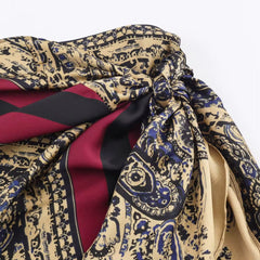 The Baroque Scarf Wrap Skirt