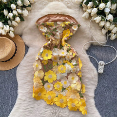 Botanical Muse 3D Floral Dress