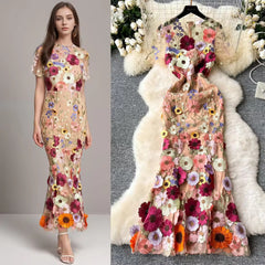 Bougainvillea Bloom Gown Dress