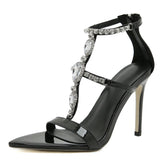 Raha Rhinestone Heels