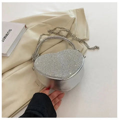Bling Heart Hand Bag