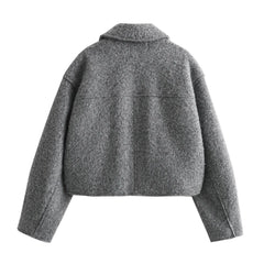 Gigi Woollen Collar Jacket