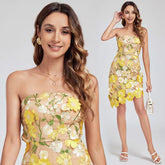 Botanical Muse 3D Floral Dress