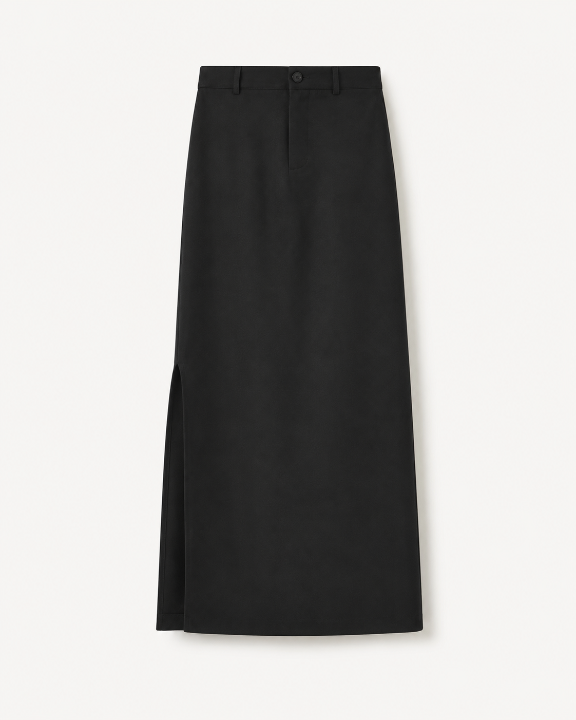 Black skirt on a white background