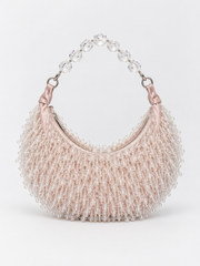 Crystal Luxe Beaded Shoulder Bag