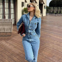Mona Denim Jumpsuit