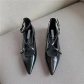 Olga Leather Flats