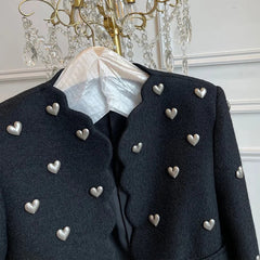 Heart Studded Blazer