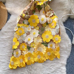 Botanical Muse 3D Floral Dress