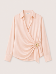 Elise Draped Buckle Shirt
