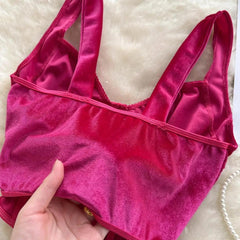 Amanda Rhinestone Bustier Top - Label Frenesi Fashion