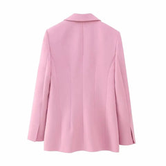 Blush Pink Blazer - Label Frenesi Fashion
