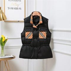Burbeny Vest Puffer Jacket - Label Frenesi Fashion