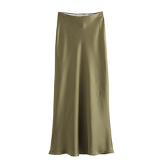 Jess Satin Midi Skirts - Label Frenesi Fashion