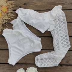 Lao White Swimsuit - Label Frenesi Fashion