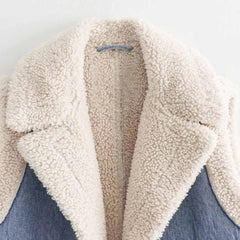 Lola Denim Fur Vest Jacket - Label Frenesi Fashion