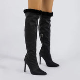 Lola Fur Boots - Label Frenesi Fashion