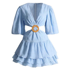 Marisa Waist Cut Dress - Label Frenesi Fashion