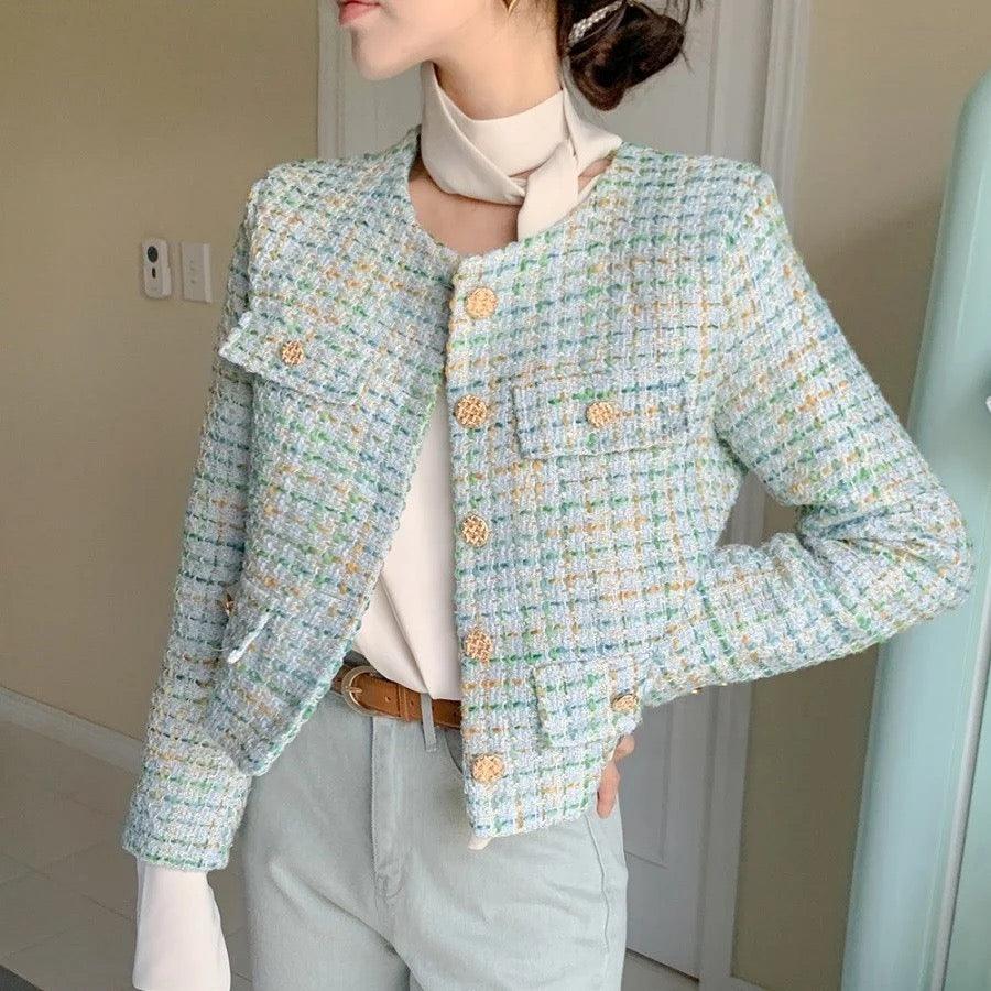 Noel Tweed Blazer - Label Frenesi Fashion