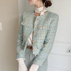 Noel Tweed Blazer - Label Frenesi Fashion