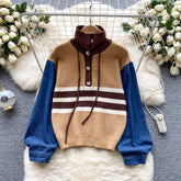 Nolan Denim Sweatshirt - Label Frenesi Fashion