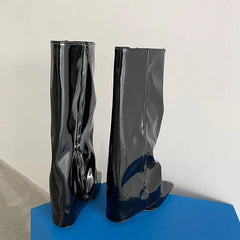 Osaka Overlay Boots - Label Frenesi Fashion