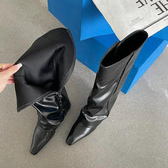 Osaka Overlay Boots - Label Frenesi Fashion