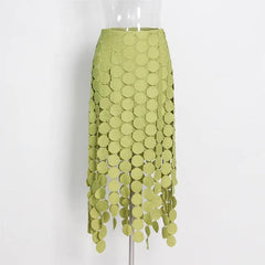 Patricia Circle Tassel Skirt - Label Frenesi Fashion
