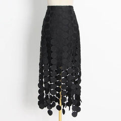 Patricia Circle Tassel Skirt - Label Frenesi Fashion