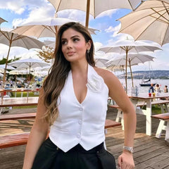 Rosay Halter Top - Label Frenesi Fashion