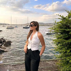 Rosay Halter Top - Label Frenesi Fashion