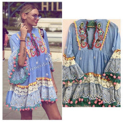 Santorini Dress - Label Frenesi Fashion