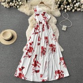 Blossom Slit Maxi Dress - Label Frenesi Fashion