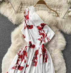 Blossom Slit Maxi Dress - Label Frenesi Fashion