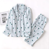Cacti Cotton Nightsuit - Label Frenesi Fashion