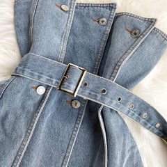 Denim Expo Top - Label Frenesi Fashion