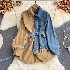 Dual Denim Shirts - Label Frenesi Fashion