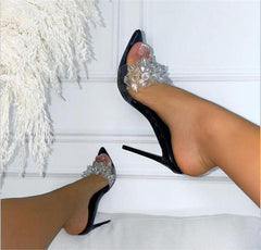 Embellished Heels - Label Frenesi Fashion