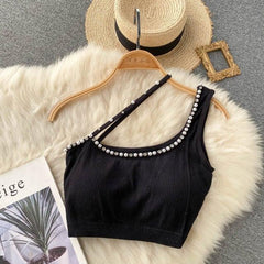 Embellished Knit Brallete - Label Frenesi Fashion