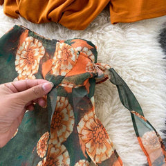 Eva Floral Coord Set - Label Frenesi Fashion