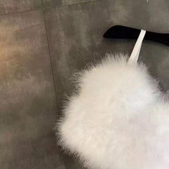 Frenzy Fur Bustier Top - Label Frenesi Fashion