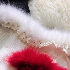 Fur Knit off shoulder top - Label Frenesi Fashion