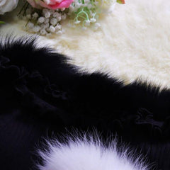 Fur Knit off shoulder top - Label Frenesi Fashion