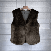 Furly Vest Jackets - Label Frenesi Fashion