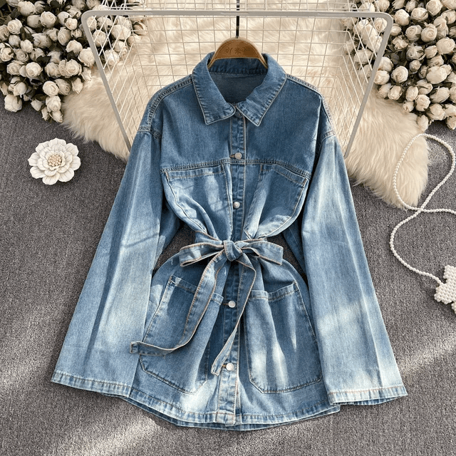 Gigi Denim Shirt - Label Frenesi Fashion
