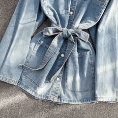 Gigi Denim Shirt - Label Frenesi Fashion