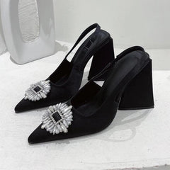 Gisel Chunky Heels - Label Frenesi Fashion