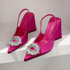 Gisel Chunky Heels - Label Frenesi Fashion