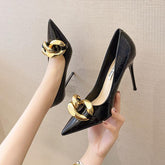 Hailey Chain Heels - Label Frenesi Fashion